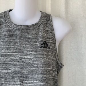 Adidas Gray Sleeveless Workout Tank NWT